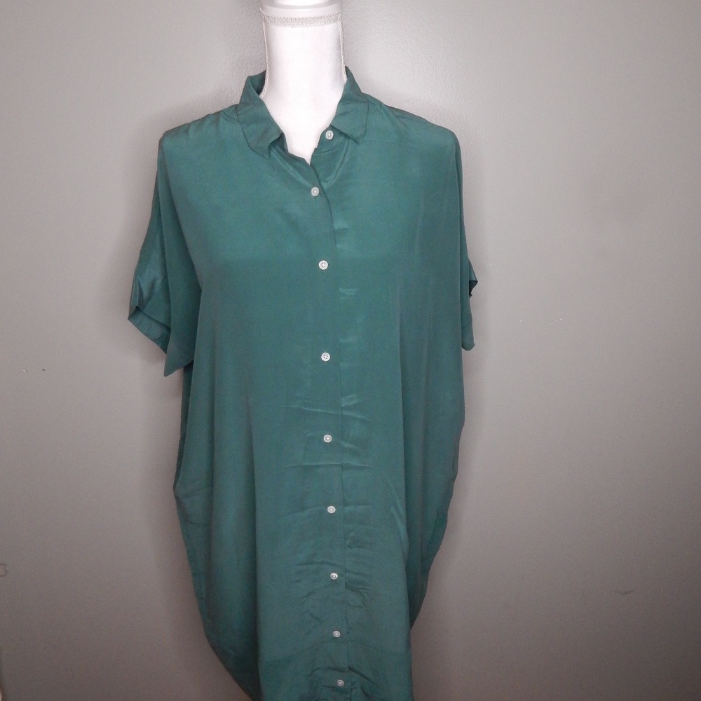 everlane women silk dress sz 8